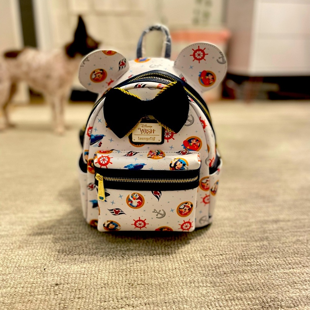Disney limited Disney cruise edition loungefly mini backpack